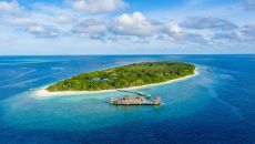 Island Aerial Soneva Fushi