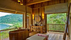Hilltop Reserve Bathroom at Six Senses Ninh Van Bay