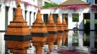 Chedi Pond The Sukhothai Bangkok
