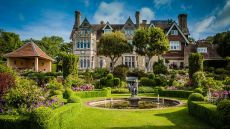 Hotel exterior from garden at Hambleton Hall