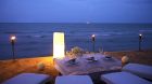 Dining by Design flame lit beach