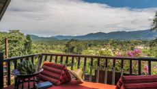06 Deluxe View Balcony Daybed at Anantara Golden Triangle Elephant Camp