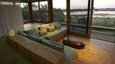 lounge area with view