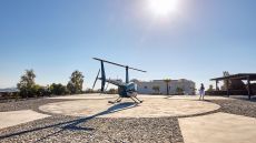 nafsika helicopter Vedema Resort