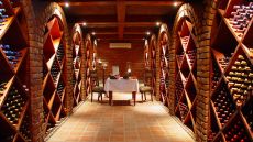wine cellar dining