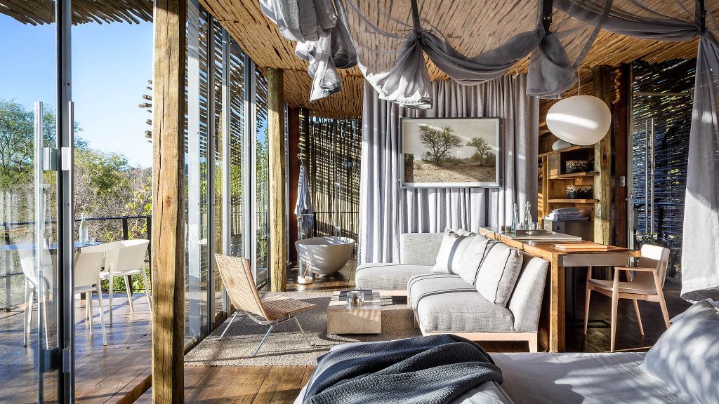 BEST SUSTAINABLE LUXURY Singita Africa. luxury hotels, room view