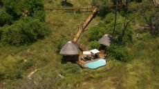 Overhead shot at Sanctuary Baines Camp
