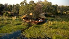 Overhead shot at Sanctuary Baines Camp