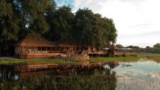 Waterfront terrace at Chiefâ€™s Camp