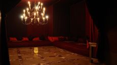 Seating at Ksar Char-Bagh