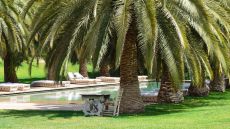 outdoor swimming pool area