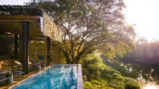 Singita Sweni main lodge swimming pool Singita Sweni Lodge