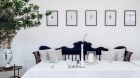 dining table at Castel Fragsburg