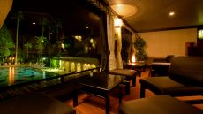 Seating area at Seiryuso