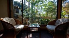 Cozy seating at Seiryuso