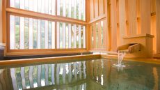 Soaking tub at Seiryuso