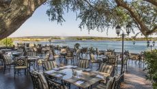 Kubu Deck at The Royal Livingstone Victoria Falls Zambia Hotel by Anantara