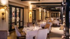 Old Drift Restaurant Terrace at The Royal Livingstone Victoria Falls Zambia Hotel by Anantara