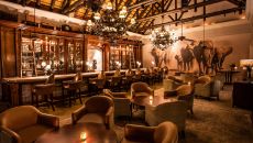 Bar at The Royal Livingstone Victoria Falls Zambia Hotel by Anantara