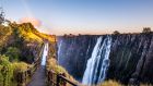 Victoria Waterfalls sunrise The Royal Livingstone Victoria Falls by Anantara