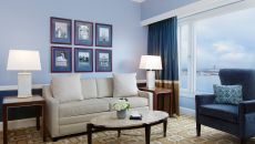Suite Living Room Boston Harbor Hotel