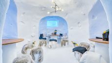 Exterior and Iglu Exterior and Iglu at Grand Hotel des Bains Kempinski