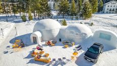 Exterior and Iglu Exterior and Iglu at Grand Hotel des Bains Kempinski