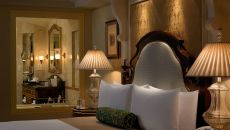 Room with view of bathroom at The Leela Palace Bengaluru