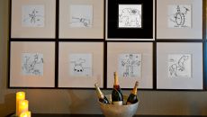 Le Cirque Signature Tim Flynn Wire Paintings at The Leela Palace Bengaluru