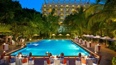 Poolside Event Setup at The Leela Palace Bengaluru