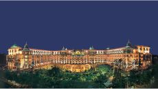 Evening exterior at The Leela Palace Bengaluru