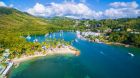 Resort overview at Capella Marigot Bay