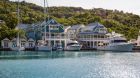 Yachts at Capella Marigot Bay