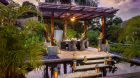 Dining table at Capella Marigot Bay