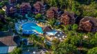 aerial shot of Capella Marigot Bay swimming pool