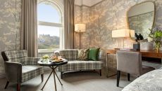 Deluxe Castle View Room Living Area