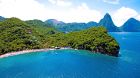 Anse Chastanet aerial shot