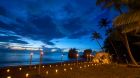 Anse Chastanet beach at night time