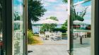 sunny terrace at Hotel J Nacka Strand