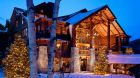 See more information about The Whiteface Lodge exterior night winter