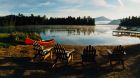 lake chairs canoe