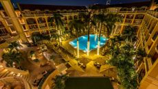 Republican building and pool at Sofitel Legend Santa Clara Cartagena
