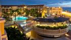 exterior pool night