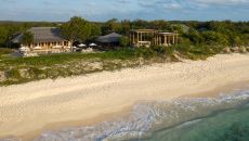 Villa 1 Four Bedroom Deluxe Beach Sala Villa beach view.tiff at Amanyara