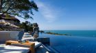 infinity pool beach view