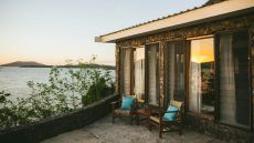 Vonu Point sunset  Turtle  Island