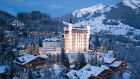 2.Exterior View winter at Gstaad Palace