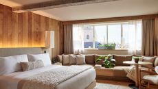 Bedroom standard room city king at 1 Hotel Copenhagen