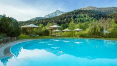 Kempinski The Spa Outdoor Pool at Kempinski Hotel Berchtesgaden