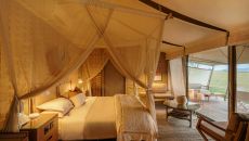 Tented Suite Bedroom Singita Grumeti Sabora Tented Camp